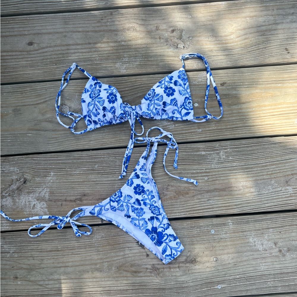 Beach bound cheeky bikini